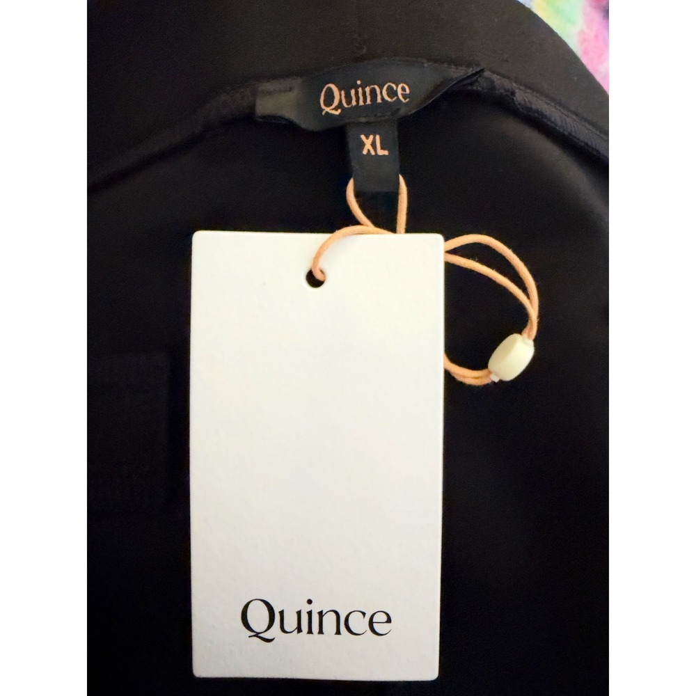 Quince Ultra Stretch Ponte Bootcut Pants Womens XL Petite Black Workwear NWT - Picture 5 of 7